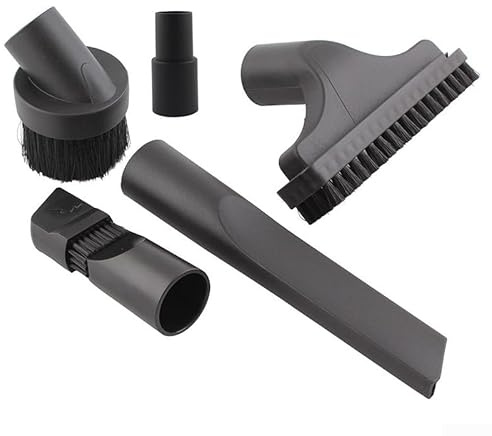 Vacuum Cleaner Attachment Kit, 32mm to 35mm Adapter with Dusting Brush, Crevice Nozzle, Stair Tool for Hoover, 5-Piece Set