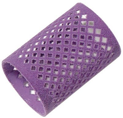 Comair Metallwickler violet 45 mm beflockt lang 12er-Beutel by sheveu