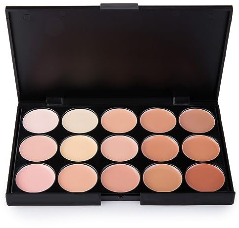JacCherry Concealer Palette Abdeckcreme Camouflage Kosmetikum mit 15 Farben Mode - Perfekt für tägliche Make up #2