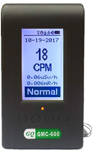 GQ GMC-600 Plus Geiger Compteur Dosimètre Alpha Beta Gamma XRay LND 7317 Tube de capteur