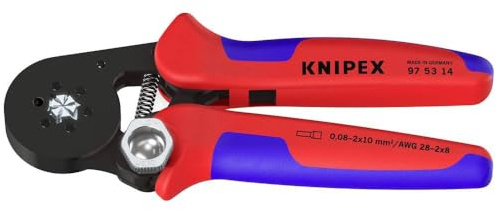 Knipex 97 53 14 Crimpzange Aderendhülsen 0.08 bis 16 mm²