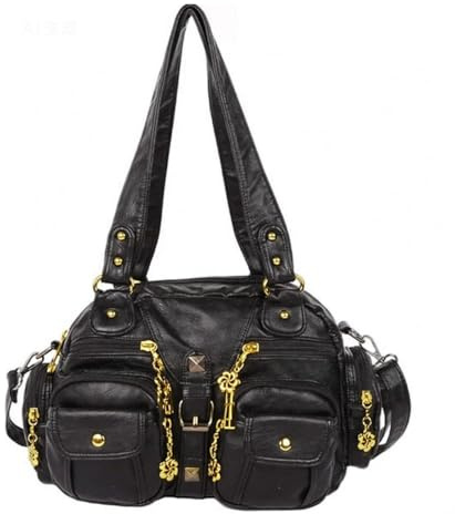 New Vintage Lady Multi Pockets Shoulder Bags Women Messenger Bags