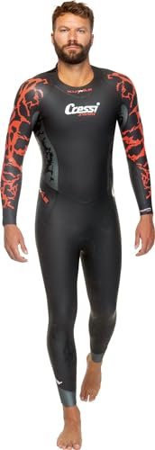 CRESSI Kuwae Man Monopiece Swimsuit - Herren Einteiler speziell für Schwimmen und Freitauchen Entwickelt, Glatte Neopren Außenseite