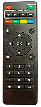KERDEJAR Telecomando di ricambio senza fili universale IR per X96 X96mini X96W-Android Smart TV Box