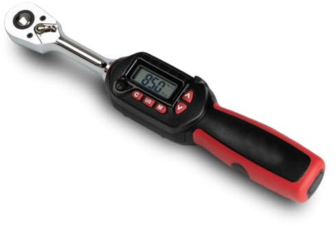 TAPHA Tools 3/8 Zoll digitaler Drehmomentschlüssel, 4,2–85 N-m Drehmomentbereich, Genauigkeit auf ± 2% Dual-Richtung, LED- und Summer-Benachrichtigung, voreingestellter Speicher, ISO 6789, kalibriert