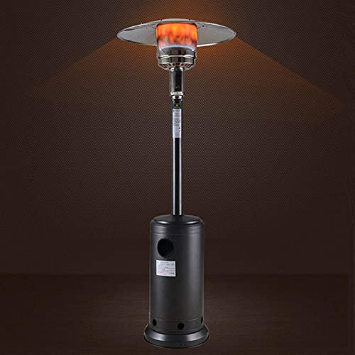 Chauffage De Patio Extérieur 1300W, Chauffage Permanent Au Gaz Propane, Lampe Chauffante De Jardin pour Parapluie Et Garage, Hauteur Réglable, pour Le Commerce Et La Maison