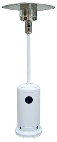 bion electrics Fungo termopatio stufa a gas per esterni, potenza 13 kw, h.221 cm, colore bianco