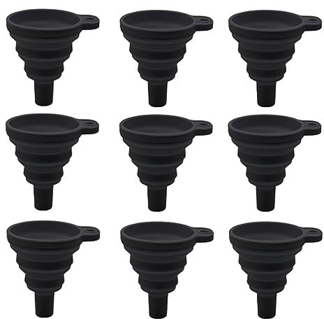 MOIKEN Imbuto Motore 100X Mini Imbuto telescopico Portatile Pieghevole Cambio Liquido lavavetri Imbuto Cambio Benzina Olio Motore Automatico