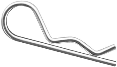 50 Pcs Stainless Steel Cotter Pins, R Clips Split Pins for Automotive, Machinery, Construction,3*50 mm