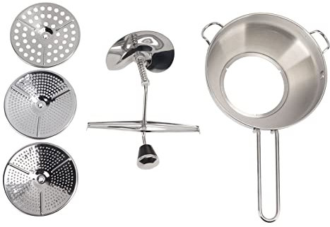 Molino De Alimentos, Molino De Alimentos Manual Molino De Alimentos Giratorio Con Acero Inoxidable Uso Ergonómico Simple Para Frutas, Verduras Y Ajo