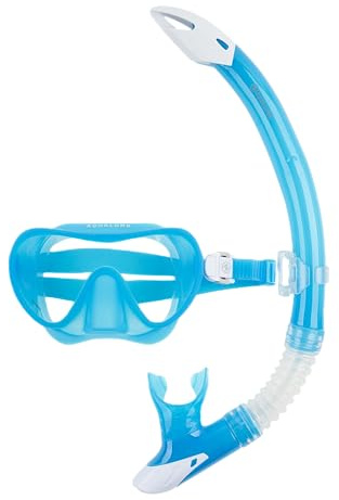 Aqualung Combo Nabul - Tauchmaske + Schnorchelset für Erwachsene mit 180° Sicht, UV-Schutz, beschlagfreien und auslaufsicheren Gläsern, ideal für Unterwassertauchen, Wassersport und Schnorcheln.