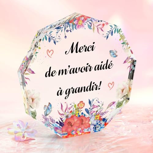 Cadeau Merci Maitresse Cadeau Maitresse D'école Fin D'année Acryliques Cadeau Merci De M'avoir Aidé à Grandir Creche Cadeau Fin D'année Scolaire Cadeau Aesh D'école Fin D'année Idee Cadeau Maitresse