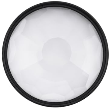 Kaleidoskop Prismen 77mm aus Glas für Fotografie, 1 Satz | Kameraprismen mit Klarer Transparenz, Interessante Effekte, Schwarz, für Menschen und Szenen
