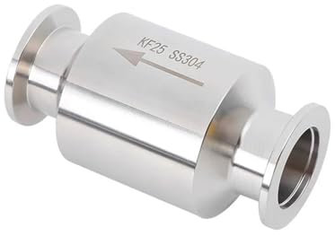 EAHWCXSD KF16 KF25 KF40 KF50 304 clapet Anti-Retour en Ligne Anti-Retour unidirectionnel for Pompe à Vide clapet Anti-Retour(KF-40 Flange 55mm)