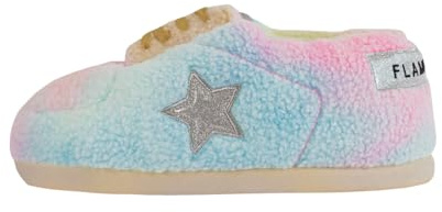 Flamingueo Tofflor sneakers - damtofflor för män, tofflor för kvinnor, vintertofflor, unisex, toffel, dam, halkfria, en storlek 35–46 EU, Material: Polyester, 35/46 EU Large