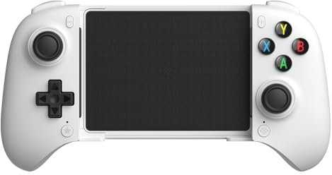 8Bitdo Ultimate Mobile Gaming Controller for Android devices, Bluetooth Mobile Game Controller with Hall Effect Joysticks and Hall Triggers (White)