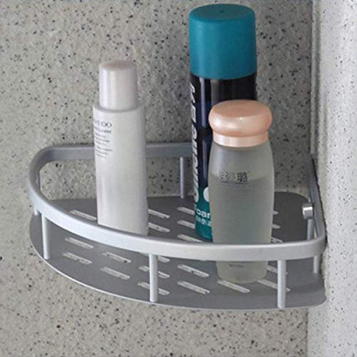 DMMFTERL Bathroom Shelf Triangle Shower Corner Bathroom Shelf Storage Basket Holder Aluminum Caddy Rack Etagere Tipi Salle De Bain Murale Douche