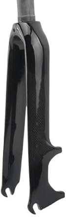 Fahrrad Gabel Carbonfaser-Fahrradgabel, klappbar, for Rennräder, MTB, Kinder-BMX-Fahrräder, Vorderradgabel, passend for Räder 14 16 18 20 22 Zoll, Achsbreite 74 mm, 100 mm Fahrradgabeln(Gloss 16 inch