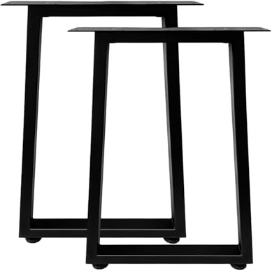 Jahof Heavy Duty Industrielle Tischbeine, 2 Stück (B60xH70cm, Trapez)