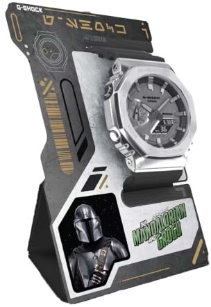 Casio G-Shock MANDALORIAN Special Edition - Orologio Uomo, Multifunzione, Analogico, 44 mm - CA.GM-2100-1AERMAN