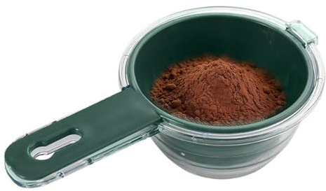 Tamizador y Espolvoreador de Harina Con Taza Medidora y Tamiz Pequeño de