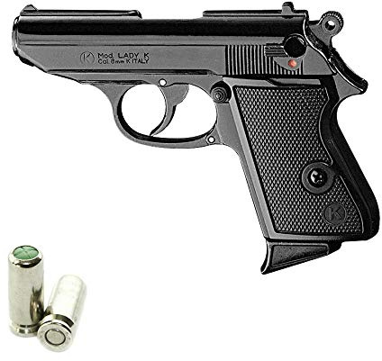 KIMAR Pistola a Salve Walther PPK Lady-K 85 Cal.8 | Top Firing | Nera