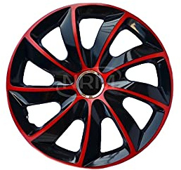 Radzierblende STIG EXTRA schwarz/rot 13 Zoll 4er Set