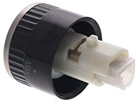 WESTWOOD, MANETTE Four INOX-NOIRE THERMOSTAT PUSH-PULL 33 * 67 12h 6mm 18mm