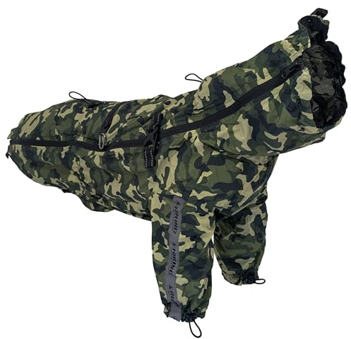 Croci Hiking - Regenmantel für Hunde, tragbar, Go Camouflage, Größe 60 cm - 382 g