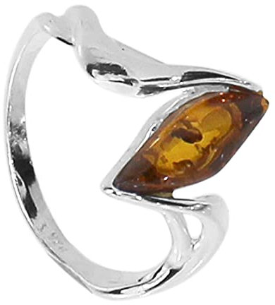 Ring - Annelie - Silber 925/000 - Bernstein