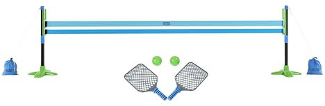 little tikes TotSports Pickleball Set, Outdoor Sports Experience for Boys and Girls Ages 5+