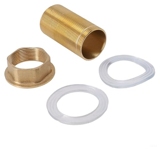 Wasserhahn-Reparaturset, Waschtischmischer-Reparaturset, Montagezubehör-Set, Gewinde-Messing-Mutter, Kupferrohr-Schürze, Installationsteile (M32–60 mm)