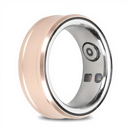 Cuifati Fitness-Tracker-Ring, Wasserdichter Aktivitäts-Tracker mit Herzfrequenz, Schrittzähler, Schlaf-Tracking, Display und Schritt-Kalorienzähler, Smart-Ring-Gesundheits-Tracker für