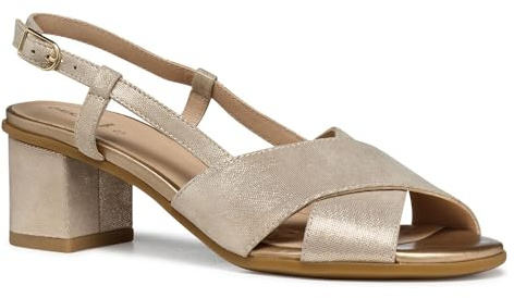 Geox D Aurely 50 A Sandalo con taccoDonna