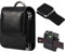 Premium Leather Cell Phone Belt Clip Holster for Samsung Galaxy Z Flip 6,5,4,3,Z Flip3 5G, Z Flip 2,for Moto Razr 50/50 Ultra Mens Holster Phone Pouch Holder Case,Cell Holster Pouch Case (Black)