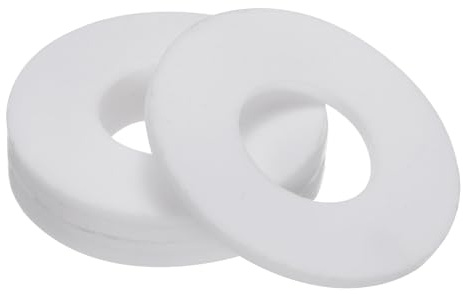 PATIKIL Unterlegscheiben, 5 Stück 58mm OD 25mm ID 3mm Dicke DN20 PTFE Dichtungsunterlegscheiben Flanschdichtung Dichtung für Wasserhahnrohr Wasserschlauch