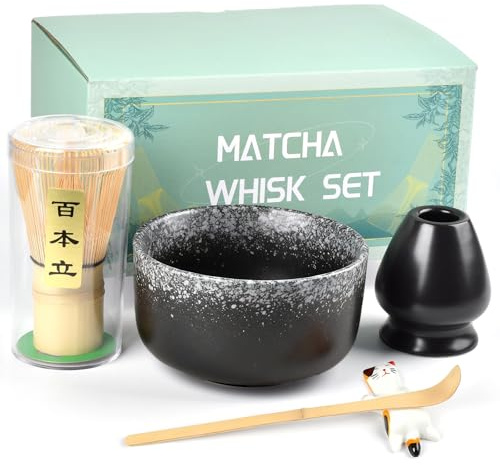 MPEIPILA Matcha Set, Matcha Set für Einsteiger, Japanisches Matcha Tee Set, Stylisches Matchas Set