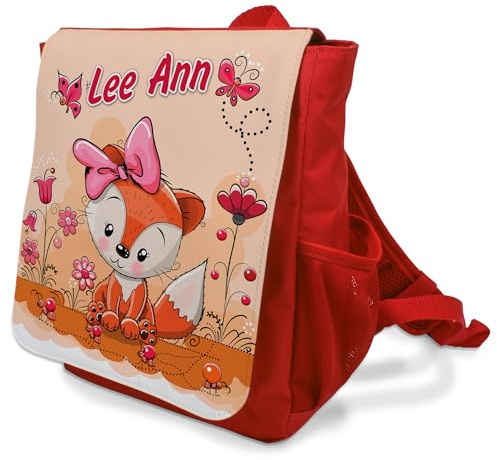 Unikatolo Kinder-Rucksack mit Name - Personalisierter Kindergartenrucksack - Kita-Tasche - Bedruckt