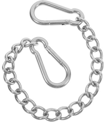 ANDRESLAD Edelstahl-Kette Für Schaukeln Heavy Duty Verlängerungskette Mit Karabiner Für Hängematten Und Spielplatz Wetterfest Und Sicher Für Innen Und Außenanwendungen