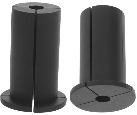 Gaine de Protection pour Câble en Silicone 1 Pouce, Lot de 2, Noir