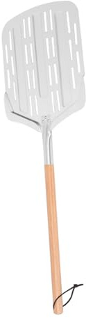 Zerodeko Perforated Pizza Peel Handle Pizza Transfer for Easy Lifting and Serving Ovens for Home and Restaurant Use