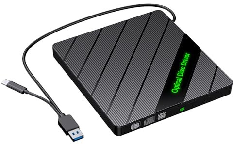 Gramigg USB3.0 Tipo C Esterno Disc Writer Azionamenti Bruciatori Lettore Lettore Unità Ottiche Per Laptop PC Disc Burners Disco