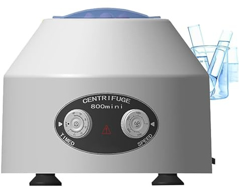 Centrifugeuse portable pour laboratoires médicaux et biologiques, vitesse réglable de 0 à 4 000 tr/min avec minuterie de 0 à 60 min, idéale pour la séparation du plasma et du sang