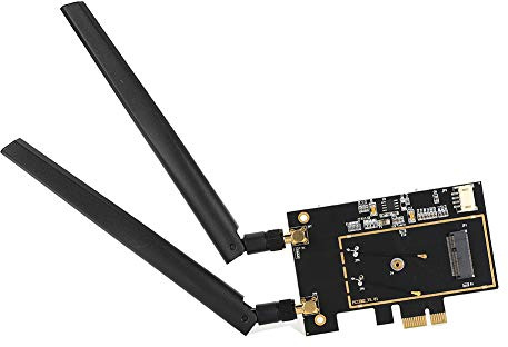 Keenso Adattatore PCI-E M.2 a USB per 7265 8260 7260 1535, Supporta Schede Mini PCIe, per IEEE WLAN802.11a/b/g/n, 802.11ac