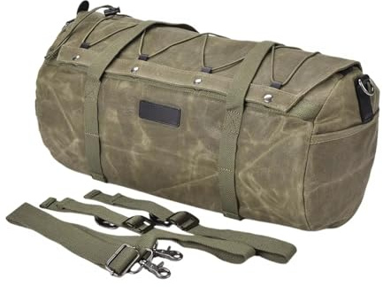 Motorradzubehör Motorrad-Hinterradgepäckträgertasche, Universell, Wasserdicht, Für Motorradreisen, Fahrradaufbewahrung, Packtaschen, Werkzeugaufbewahrung, Satteltasche, Hecktasche(Green)