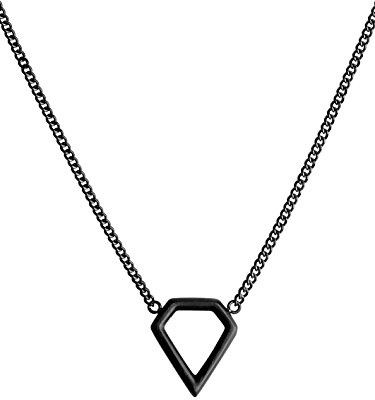 LIEBESKIND BERLIN Damen-Kette mit Anhänger Edelstahl mattiert 46 cm - LJ-000-N-45