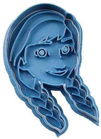 Cuticuter Frozen Anna Ausstechform, Blau, 8 x 7 x 1.5 cm