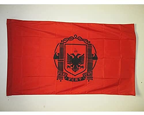 AZ FLAG Flagge Königreich Albanien 1939-1944 90x60 cm Hohlsaum