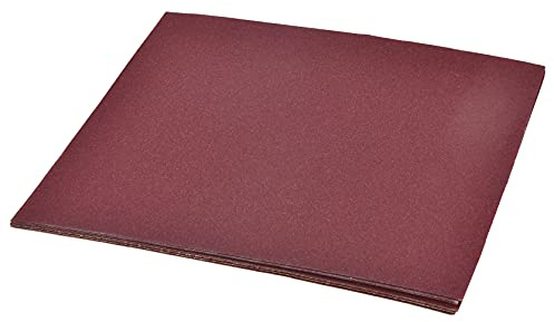 Amtech 10pc Assorted Sandpaper, P80/P120/P180 Aluminium Oxide (230 x 280 mm), Ideal for Wood Prep and Finishing