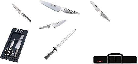 Global Set de couteaux + sac de cuisinier en cadeau – couteaux de cuisine